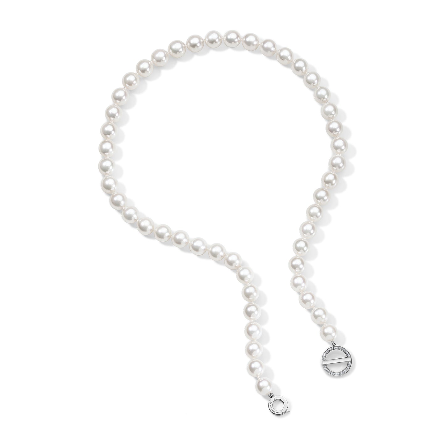 Lucia Short Necklace - White Gold