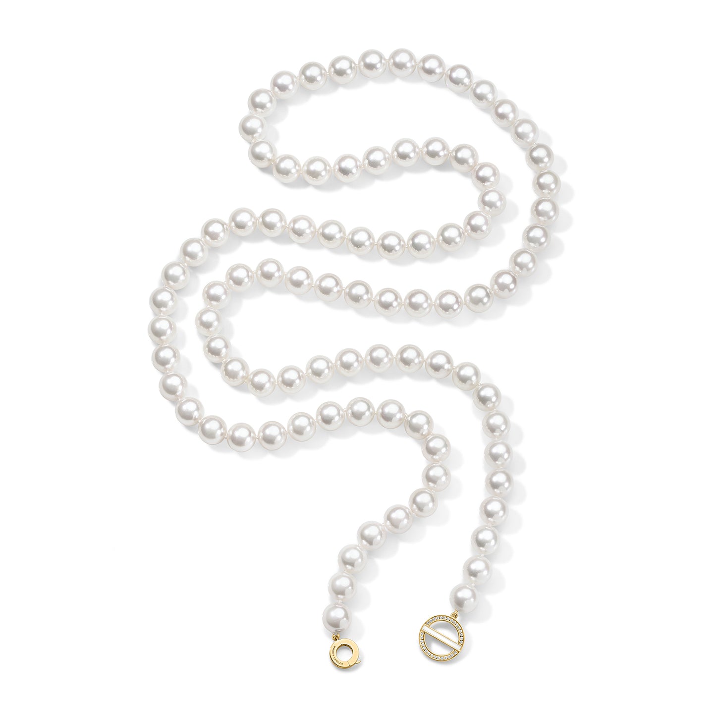 Lucia Long Necklace - Yellow Gold