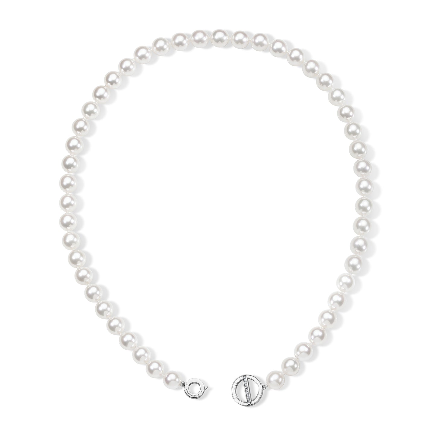 Lucia Short Necklace - White Gold