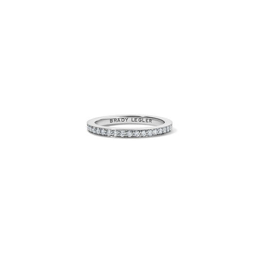Subway Ring - White Gold