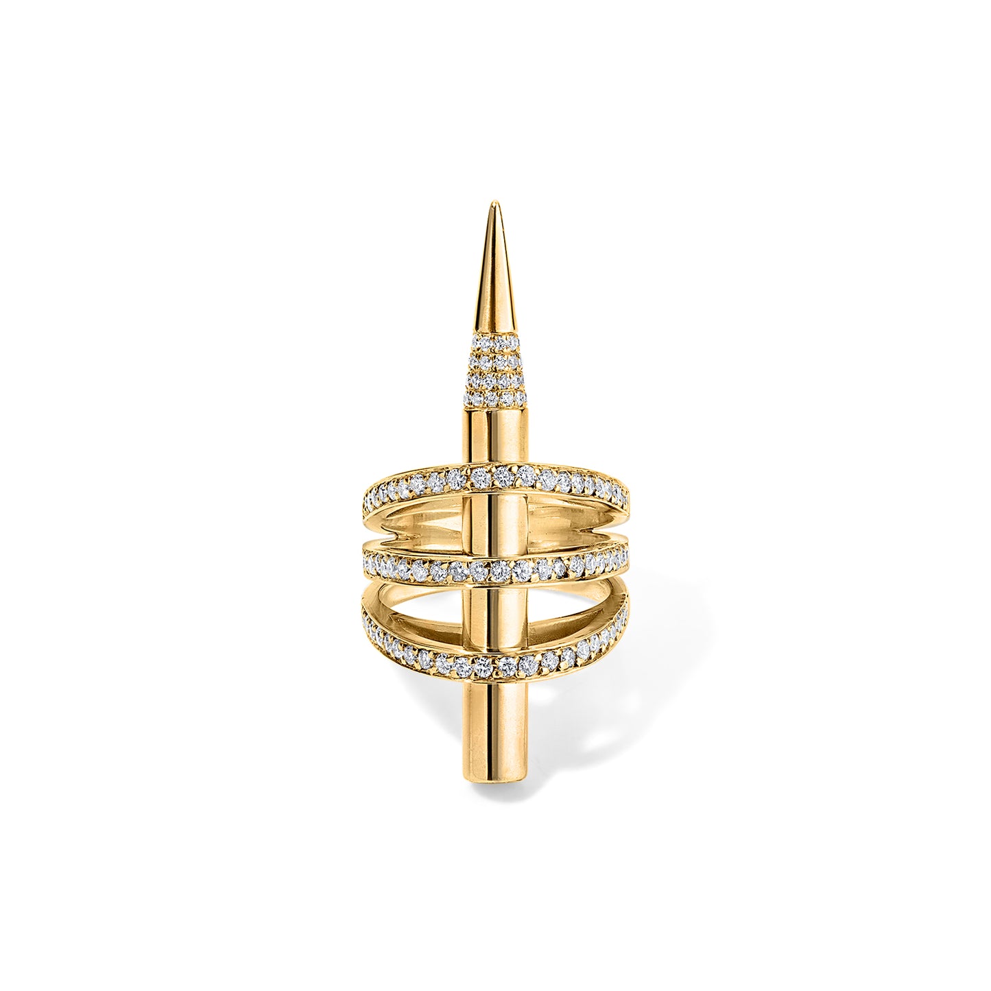 Pencil Ring - Yellow Gold