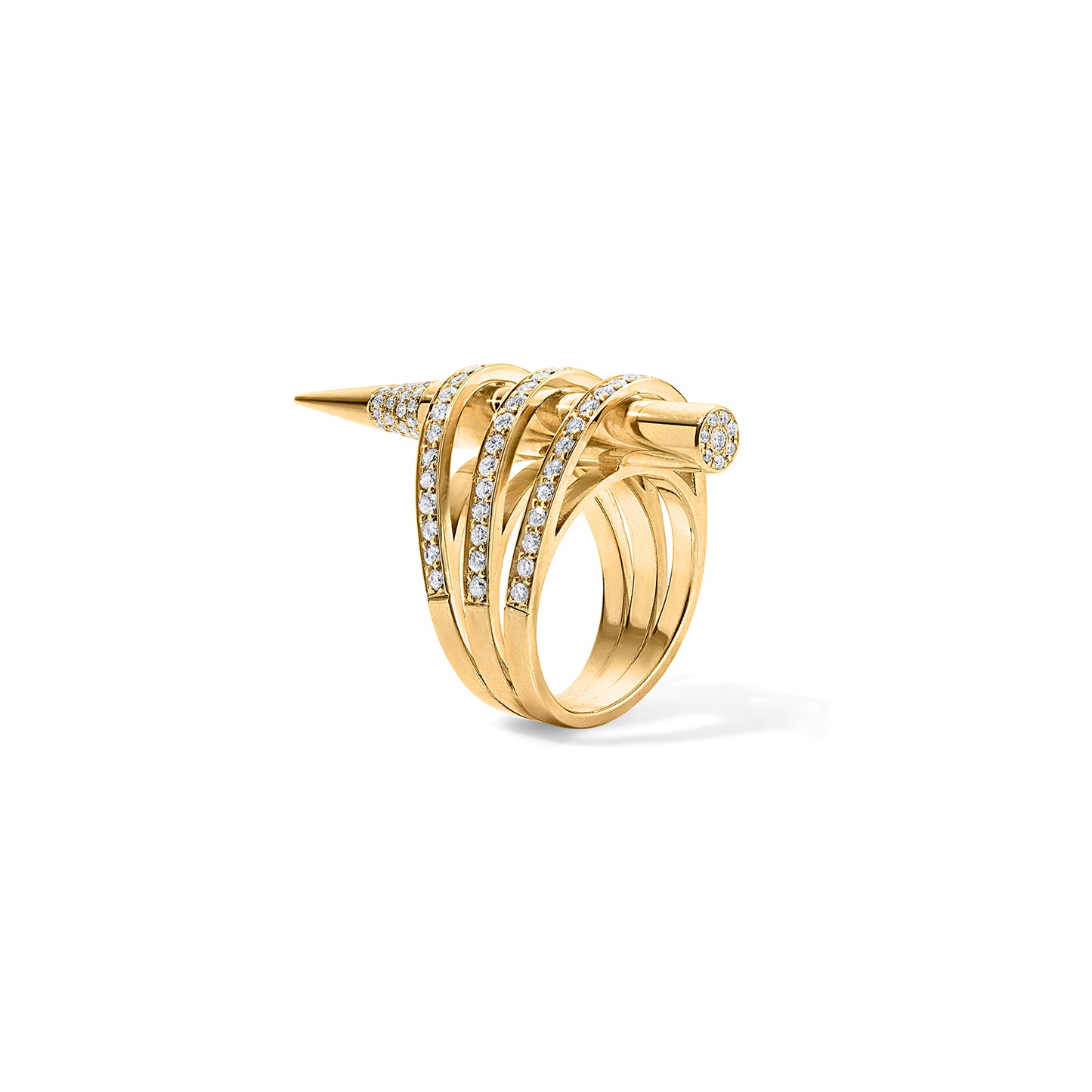 Pencil Ring - Yellow Gold